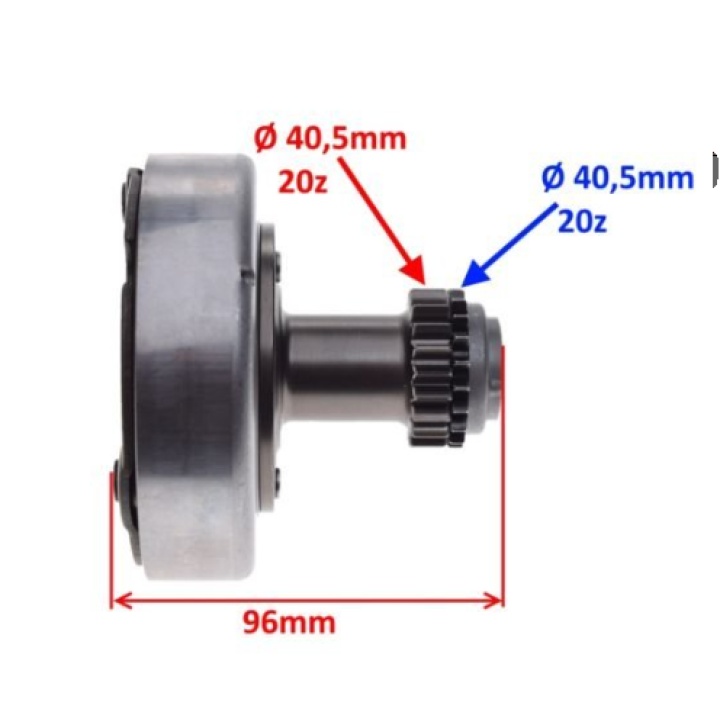 Ambreiaj Centrifugal Motor Lifan LF120 3