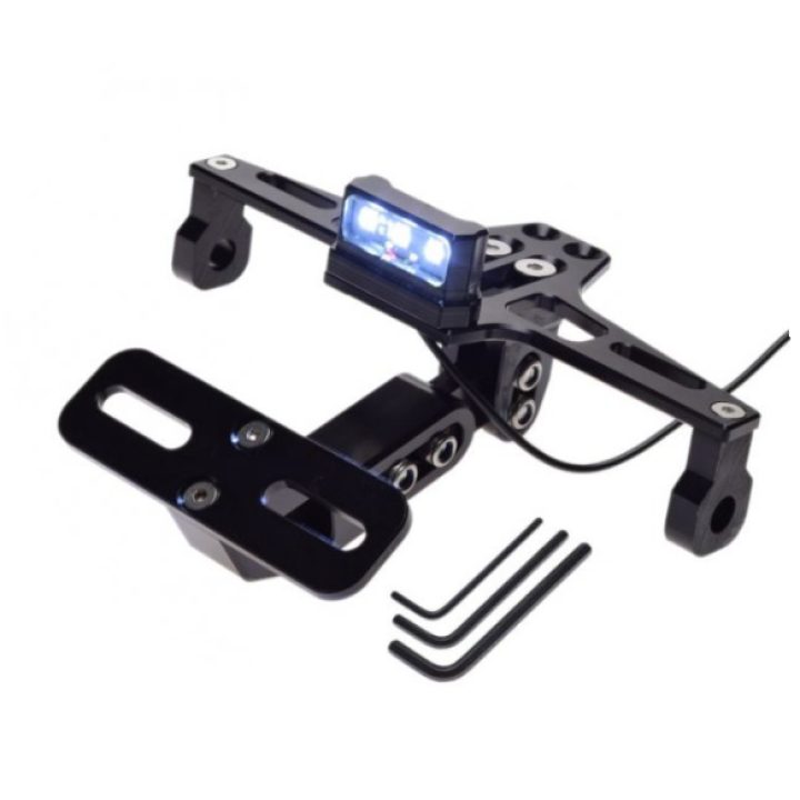 Suport Numar Universal Moto cu Lampa Led