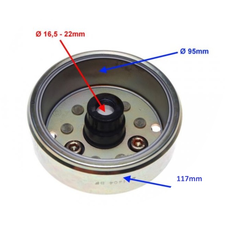 Rotor Magnetou Lifan 250 Kingway 250 4T 2 Rotor Magnetou Lifan 250 Kingway 250 4T 2