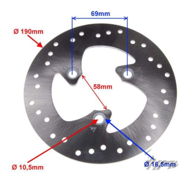 Disc Frana Fata Honda Yamaha MBK 50 2