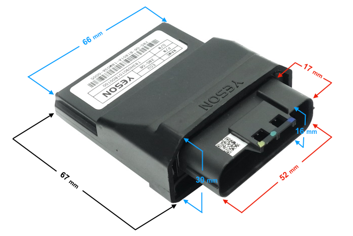 Calculator CDI ECU Barton FR2 50 Cafe Racer Euro 5 Yeson