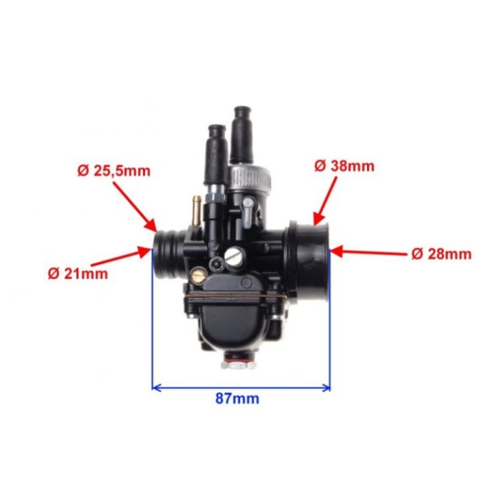 Carburator Yamaha Minarelli AM6 PHBG21 2T 21mm Negru 3 Carburator Yamaha Minarelli AM6 PHBG21 2T 21mm Negru 3