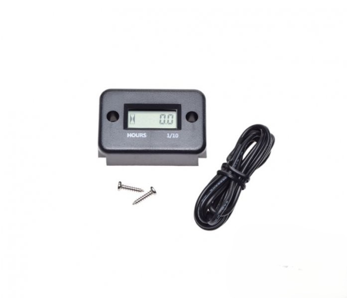 Contor ore universal moto ATV scuter negru Contor ore universal moto ATV scuter negru