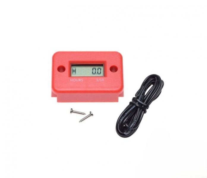 Contor ore universal moto ATV scuter rosu