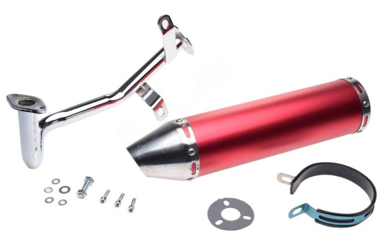 Toba Esapament Scuter GY6 49 4T cu roata pe 10