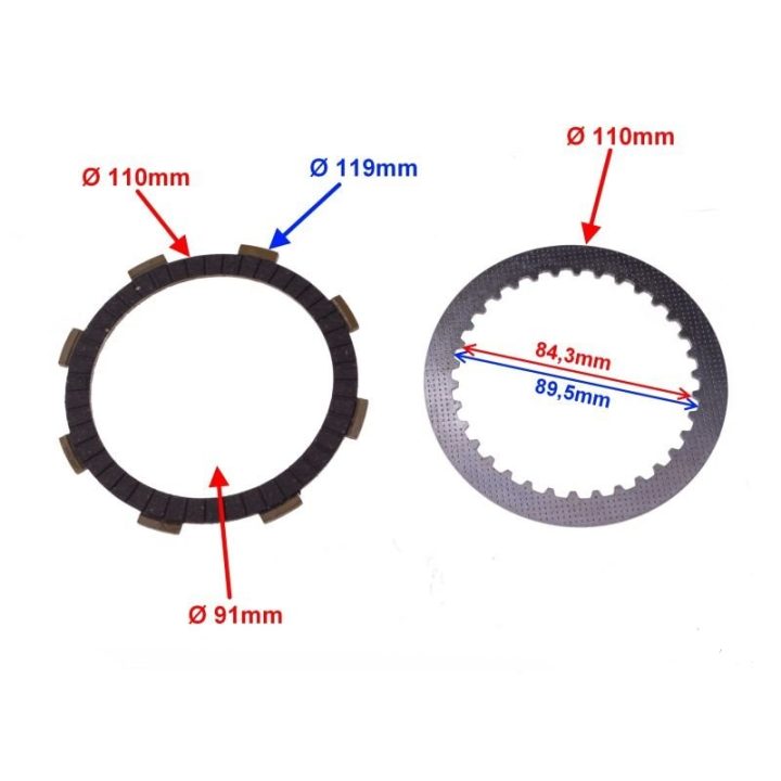 Ferodouri Ambreiaj Honda CBF 125cc VFR 400cc 2 Ferodouri Ambreiaj Honda CBF 125cc VFR 400cc 2
