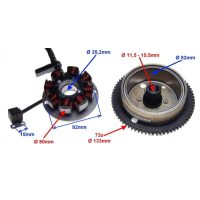Stator si Volanta Minarelli Am6 4