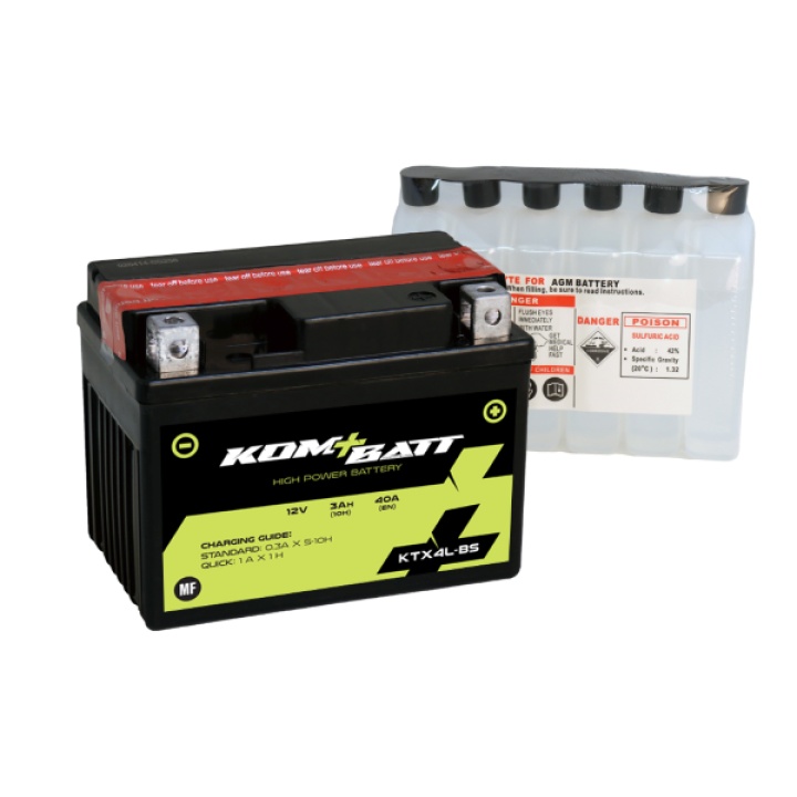 Baterie Moto Kombatt YTX4L-BS
