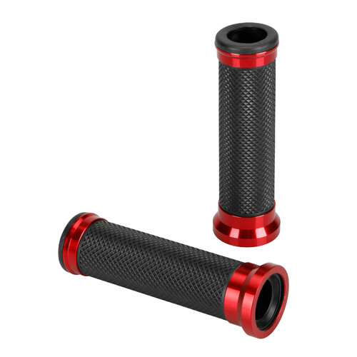 Mansoane moto universale Lampa Alu-Grip rosu 22/25mm