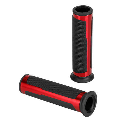 Mansoane moto universale Lampa Style-Grip rosu 22/25mm