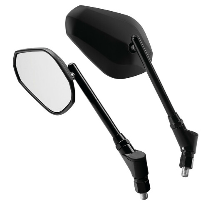 Oglinzi moto universale Trident negre filet M10 set 2 buc Oglinzi moto universale Trident negre filet M10 set 2 buc