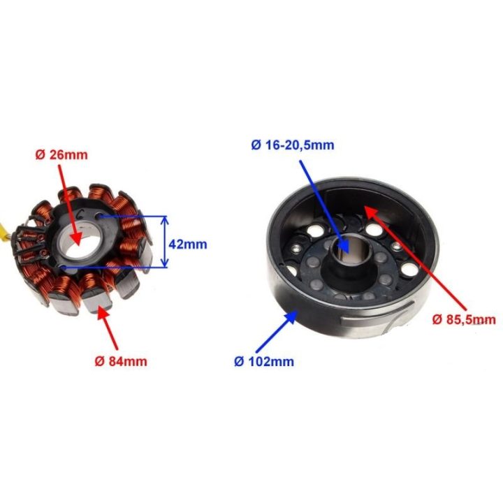 Stator si Magnetou Piaggio Liberty Fly 125cc 2