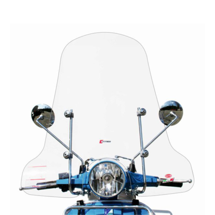 FACO 21544 Windscreen For Piaggio Vespa ET2 And ET4 - Clear, Italian Brand