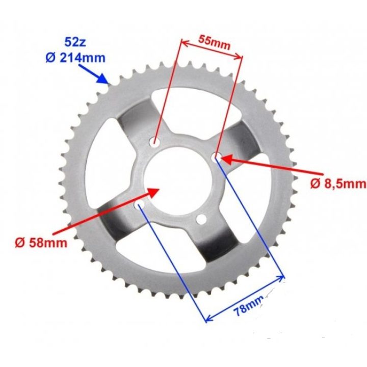 Pinion Spate Romet ZK 49cc 125cc 2