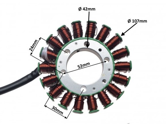 STATOR SCRAMBLER 500 POLARIS