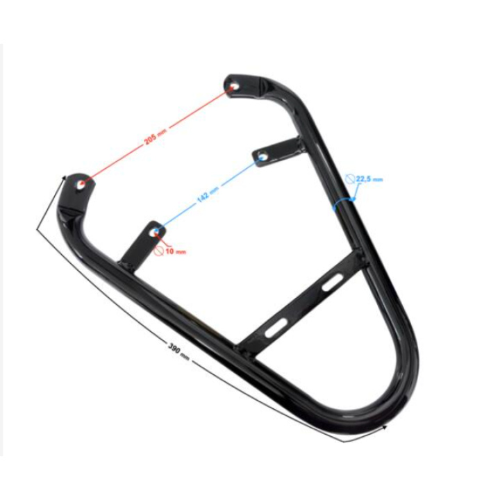 Suport portbagaj spate universal pentru scuter / motocicletă Suport portbagaj spate universal pentru scuter / motocicletă