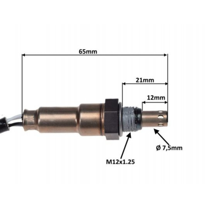 Sondă Lambda (Senzor Oxigen) Longjia motor 50 125cc EFI 2 Sondă Lambda (Senzor Oxigen) Longjia motor 50 125cc EFI 2