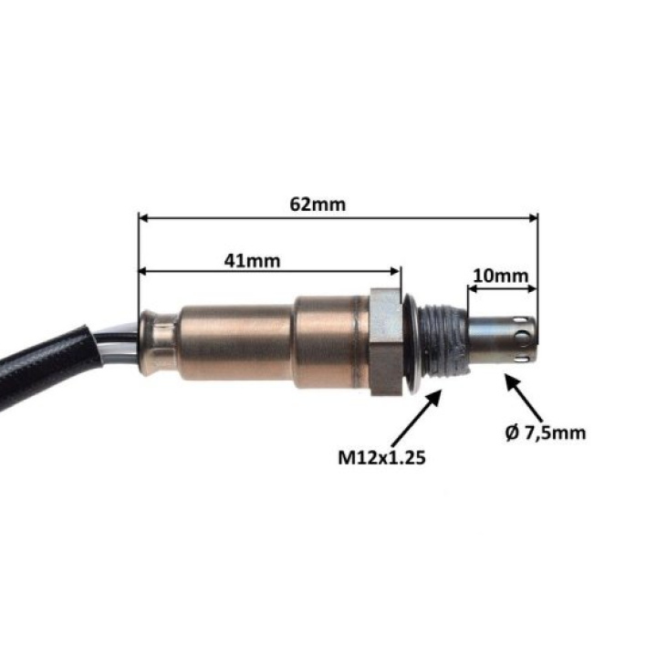 Sondă Lambda (Senzor Oxigen) pentru Longjia LJ125T-8M 2 Sondă Lambda (Senzor Oxigen) pentru Longjia LJ125T-8M 2