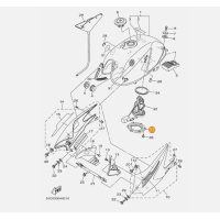 Suport fixare pompă benzină Yamaha YBR 125 – 51D-F4491-00 2 Suport fixare pompă benzină Yamaha YBR 125 – 51D-F4491-00 2