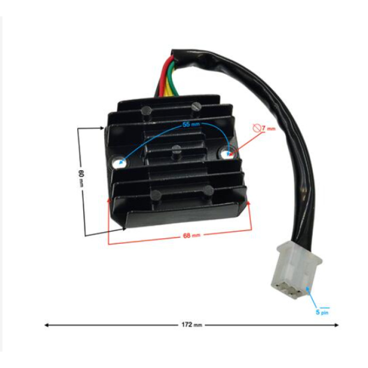 Regulator tensiune 5 pini Barton NXT150 Regulator tensiune 5 pini Barton NXT150