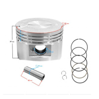 Kit piston complet Barton NXT 125 Ø52 mm  2