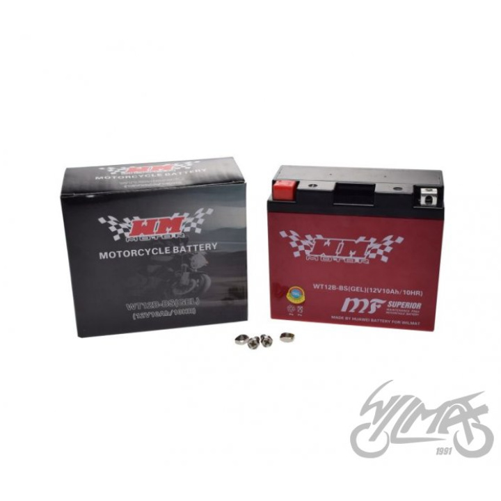 Baterie Moto Gel WT12B-BS / YT12B-BS 12V 11Ah 125A – WM Motor Baterie Moto Gel WT12B-BS / YT12B-BS 12V 11Ah 125A – WM Motor