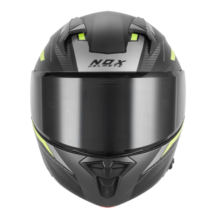 Casca NOX Flip Up Modulara N968 Shift Nergu/Fluo – 2XL 4
