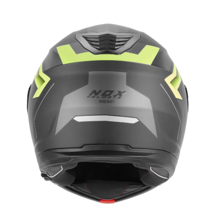 Casca NOX Flip Up Modulara N968 Shift Nergu/Fluo – 2XL 3