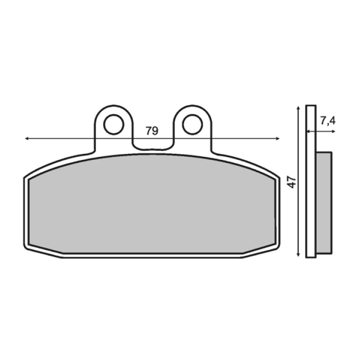 Set placute frana organice Aprilia Honda Derbi Moto Guzzi Set placute frana organice Aprilia Honda Derbi Moto Guzzi