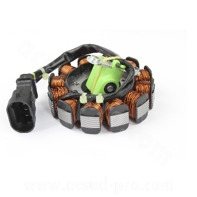 Stator Aprindere Scooter Piaggio 50 Vespa LX / Fly 4T 4 Supape / Aprilia 50 Scarabeo 4T (12 Poli)