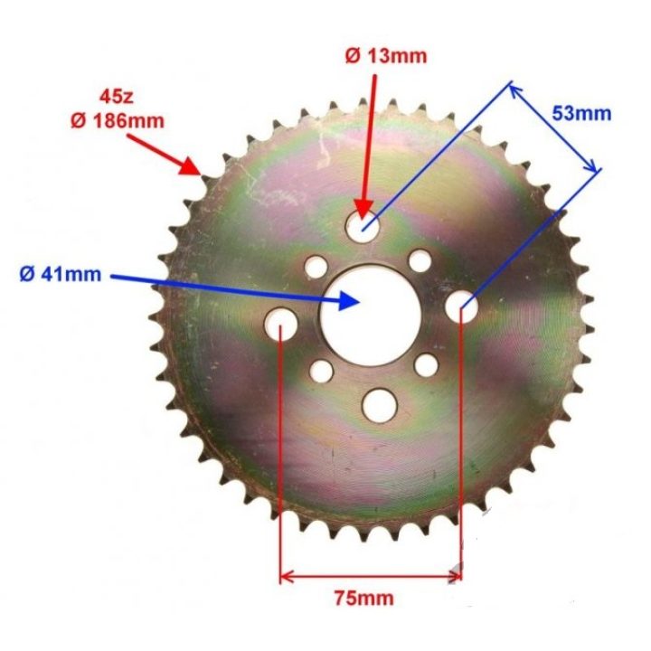 Pinion Spate ATV Bashan 250cc 2