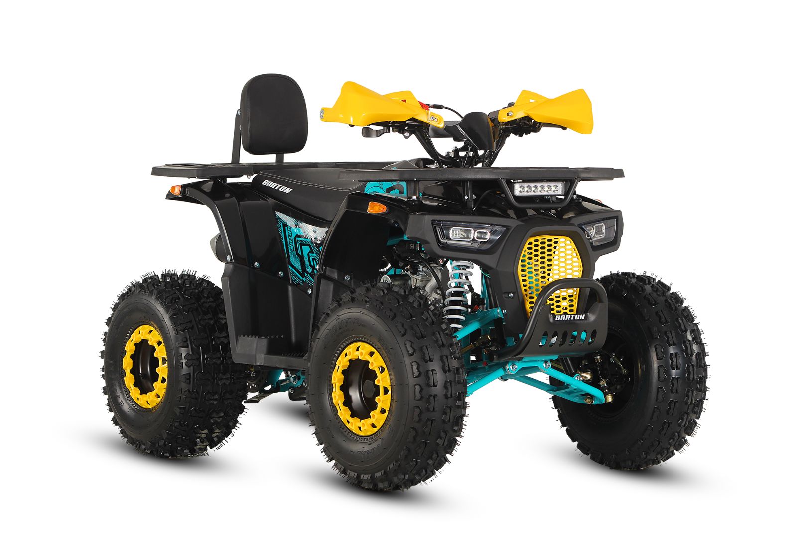 atv copii 125 raptor negru galben