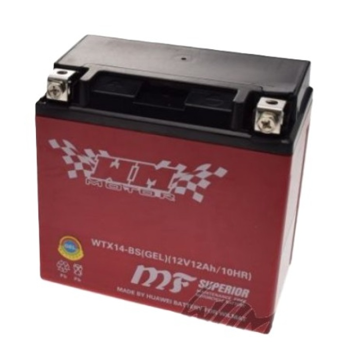 Baterie Moto YTX14-BS 12V 12Ah 180A AGM Fără Întreținere
