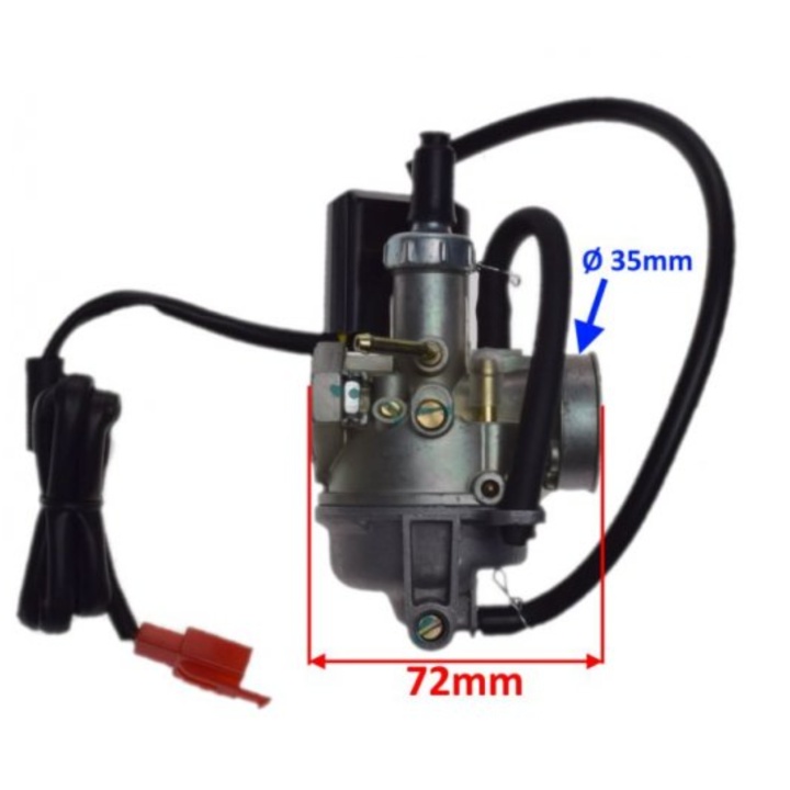 Carburator Honda Dio Bali X8R 50cc 2T 13mm cu soc electric 3
