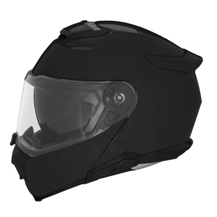 Casca Flip Up NOX N967 Negru Lucios S 3