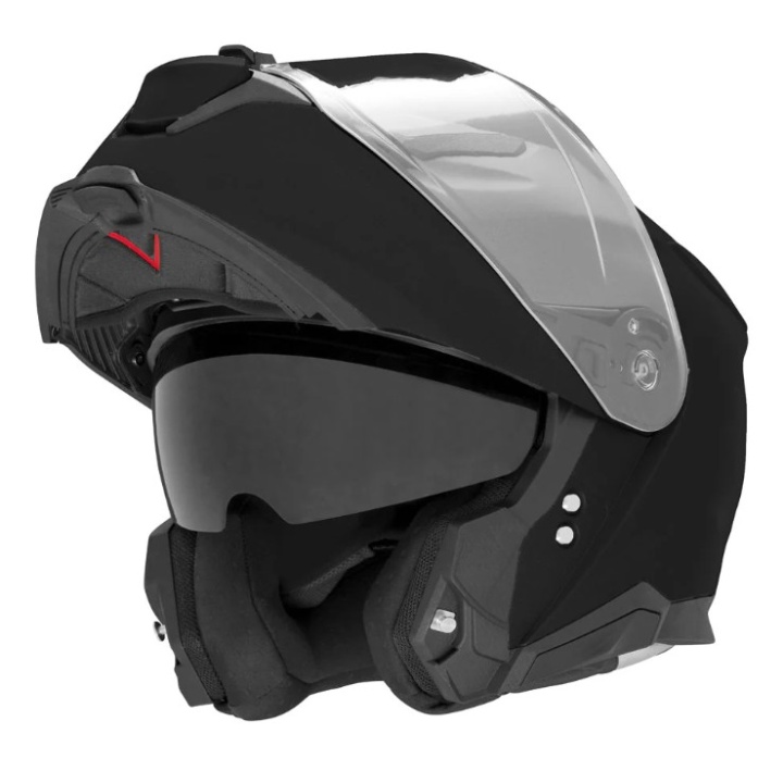Casca Flip Up NOX N967 Negru Lucios S