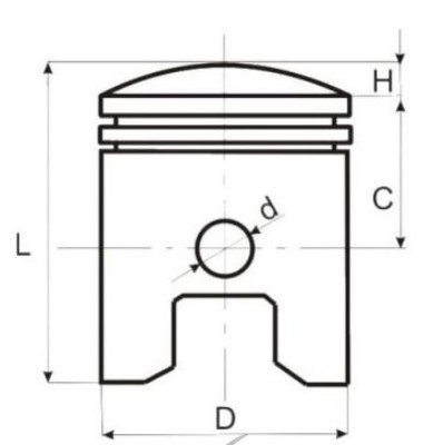 dimensiuni piston cross 125 52.4 mm