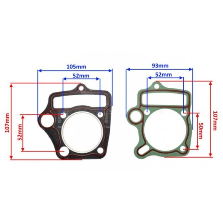 Set Garnituri Chiulasă și Cilindru 154FMI 125cc 4T – ATV și Motociclete Chinezești 2