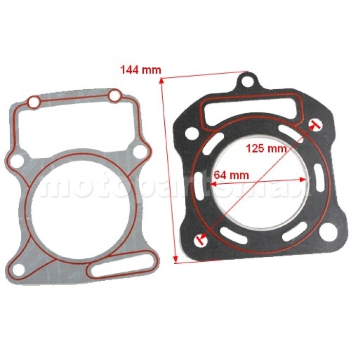 Garnituri Chiulasa ATV ZS200 63.5mm Racire Apa Garnituri Chiulasa ATV ZS200 63.5mm Racire Apa