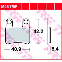 Placute Frana Parcare Atv Kymco MXU 400 450cc 2