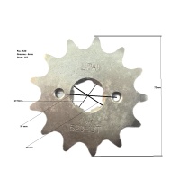 Pinion Fata Moto Cross 250 / NXT 250 – Pas 520, 13 Dinti 2 Pinion Fata Moto Cross 250 / NXT 250 – Pas 520, 13 Dinti 2