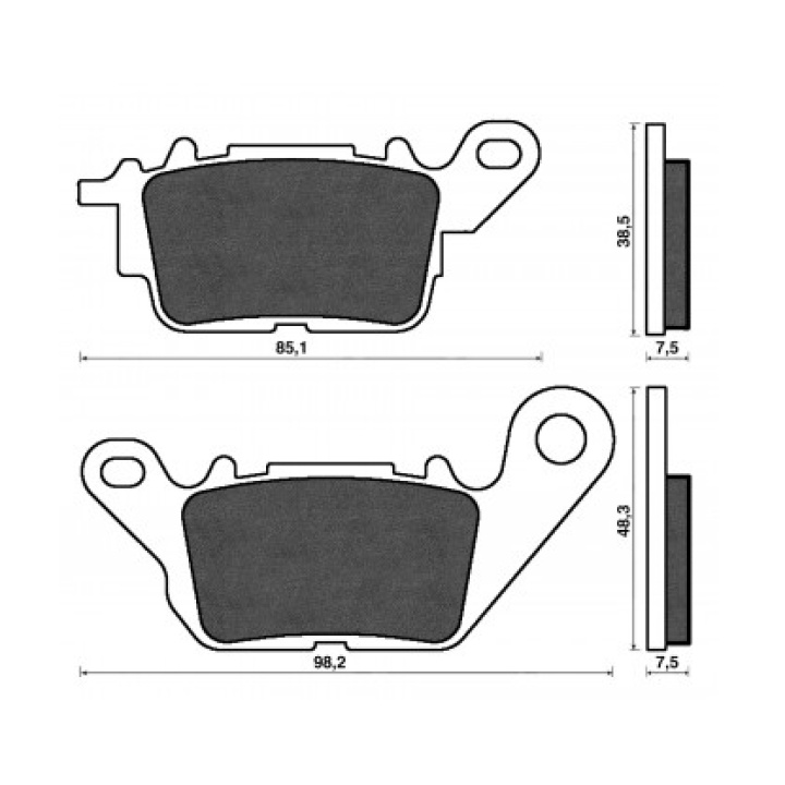 Placute Frana Fata Yamaha N-Max 125