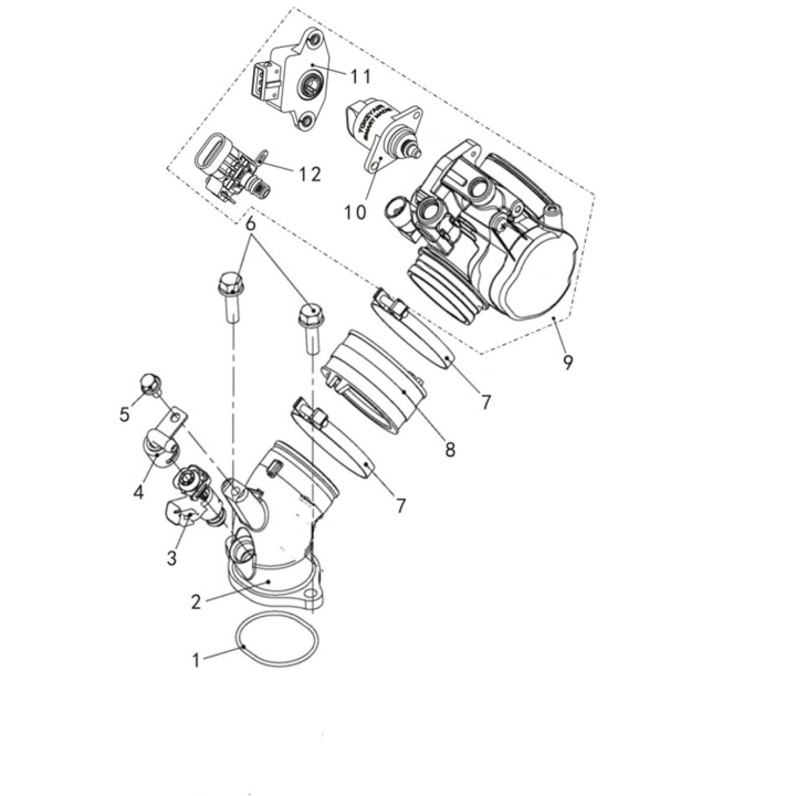 Senzor Clapeta Acceleratie Atv Linhai Promax 500 / M550 3 Senzor Clapeta Acceleratie Atv Linhai Promax 500 / M550 3